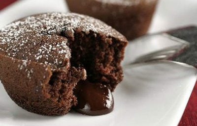 สูตรขนม ช็อคโกแลตคัพเค้กลาวาแบบง่าย ส่วนผสมไม่เยอะ