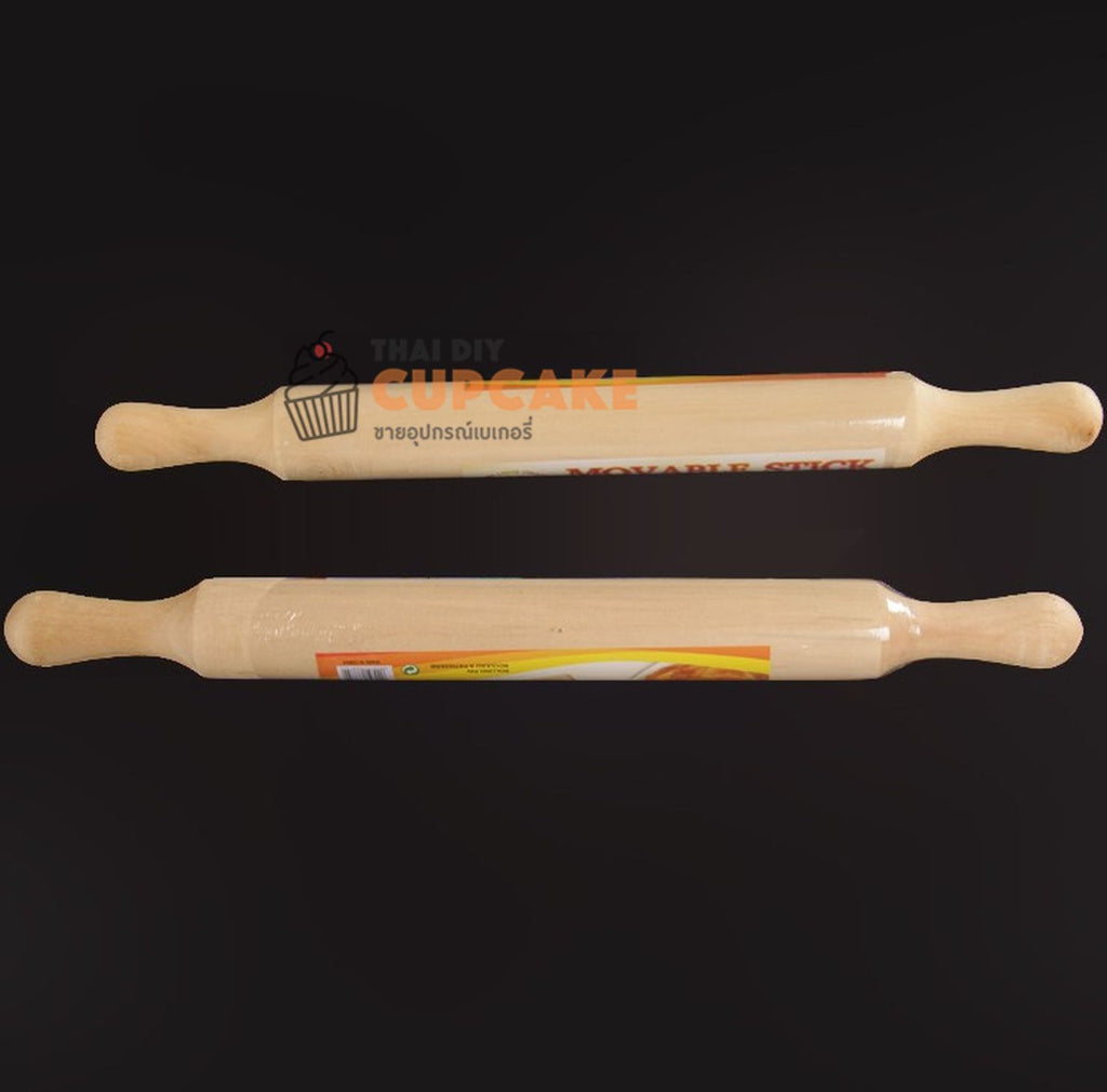 ไม้นวดแป้ง นวดฟองดอง แบบมีด้ามจับ สำหรับนวดแป้ง อเนกประสงค์  ทั้งด้ามยาว 40 ซม.