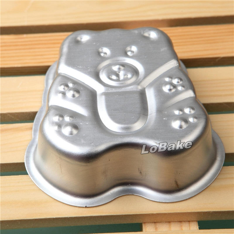 แม่พิมพ์เค้ก อลูมิเนียม รูปน้องหมี ตัวเล็ก ใช้ทำเค้ก วุ้น พุดดิ้ง ขนาด 9.5x8.8x2.8 ซม. 1 ชิ้น แม่พิมพ์เค้ก อลูมิเนียม รูปน้องหมี ตัวเล็ก ใช้ทำเค้ก วุ้น พุดดิ้ง ขนาด 9.5x8.8x2.8 ซม. 1 ชิ้น - อุปกรณ์เบเกอรี่