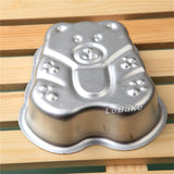 แม่พิมพ์เค้ก อลูมิเนียม รูปน้องหมี ตัวเล็ก ใช้ทำเค้ก วุ้น พุดดิ้ง ขนาด 9.5x8.8x2.8 ซม. 1 ชิ้น แม่พิมพ์เค้ก อลูมิเนียม รูปน้องหมี ตัวเล็ก ใช้ทำเค้ก วุ้น พุดดิ้ง ขนาด 9.5x8.8x2.8 ซม. 1 ชิ้น - อุปกรณ์เบเกอรี่