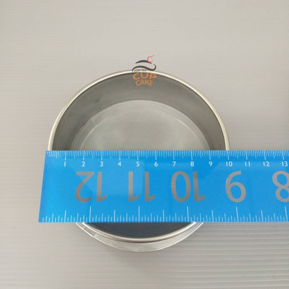 ตะแกรง กระชอน ร่อนแป้ง สแตนเลส 304 แบบ 30 เมส เส้นผ่านศูนย์กลาง 10 ซม.