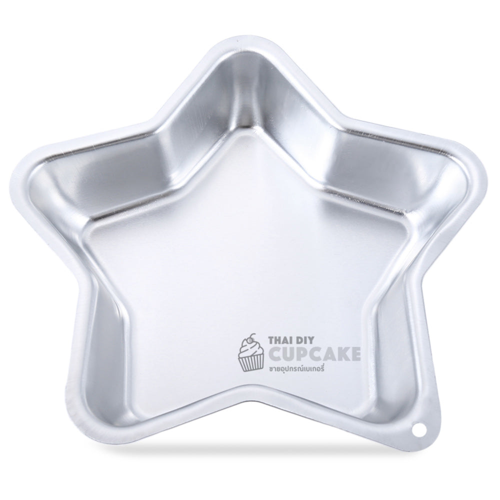 พิมพ์เค้ก รูปดาว 5 แฉก อลูมิเนียม ขนาด 23.8x23.8x5 ซม. 1 ชิ้น พิมพ์เค้ก รูปดาว 5 แฉก อลูมิเนียม ขนาด 23.8x23.8x5 ซม. 1 ชิ้น - อุปกรณ์เบเกอรี่