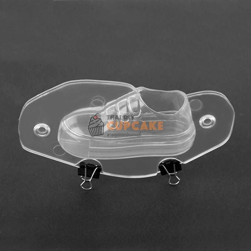 พิมพ์พลาสติก รูปรองเท้าผ้าใบ 3 มิติ ทำช็อคโกแลต ตกแต่งเค้ก พิมพ์พลาสติก รูปรองเท้าผ้าใบ 3 มิติ ทำช็อคโกแลต ตกแต่งเค้ก - อุปกรณ์เบเกอรี่