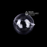 พิมพ์พลาสติก ทรงกลม ประกบ 3 มิติ ทำช็อคบอล ใส่ของขวัญ ขนาดเส้นผ่าศูนย์กลาง 8 ซม. พิมพ์พลาสติก ทรงกลม ประกบ 3 มิติ ทำช็อคบอล ใส่ของขวัญ ขนาดเส้นผ่าศูนย์กลาง 8 ซม. - อุปกรณ์เบเกอรี่