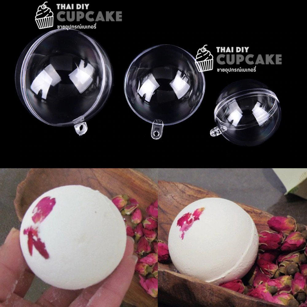 พิมพ์พลาสติก ทรงกลม ประกบ 3 มิติ ทำช็อคบอล ใส่ของขวัญ ขนาดเส้นผ่าศูนย์กลาง 8 ซม. พิมพ์พลาสติก ทรงกลม ประกบ 3 มิติ ทำช็อคบอล ใส่ของขวัญ ขนาดเส้นผ่าศูนย์กลาง 8 ซม. - อุปกรณ์เบเกอรี่