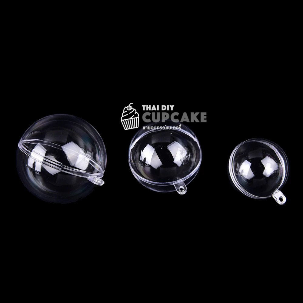 พิมพ์พลาสติก ทรงกลม ประกบ 3 มิติ ทำช็อคบอล ใส่ของขวัญ ขนาดเส้นผ่าศูนย์กลาง 8 ซม. พิมพ์พลาสติก ทรงกลม ประกบ 3 มิติ ทำช็อคบอล ใส่ของขวัญ ขนาดเส้นผ่าศูนย์กลาง 8 ซม. - อุปกรณ์เบเกอรี่