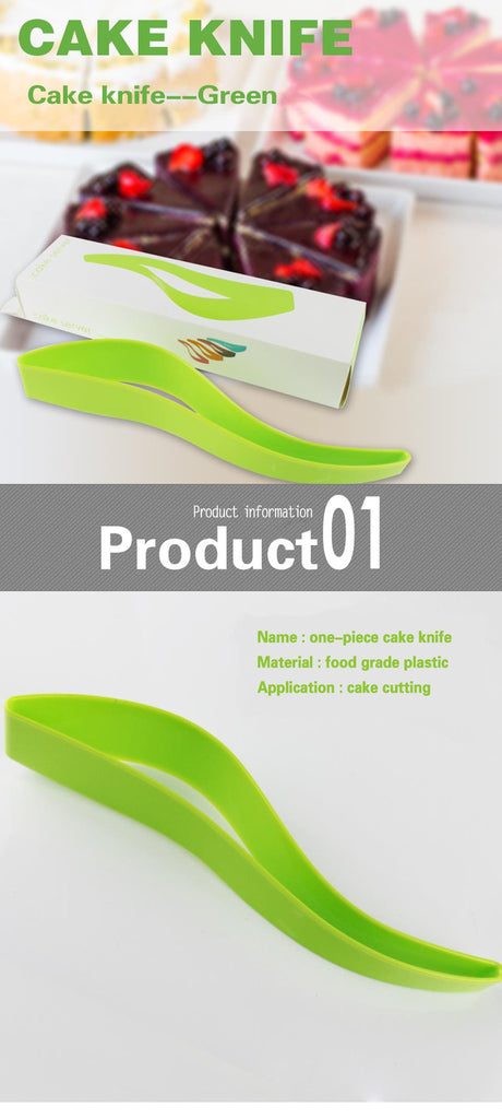 ที่เสริฟและตัดเค้ก พลาสติก  สีเขียว อุปกรณ์เสริฟเค้ก Cake Server ที่เสริฟและตัดเค้ก พลาสติก  สีเขียว อุปกรณ์เสริฟเค้ก Cake Server - อุปกรณ์เบเกอรี่