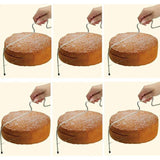 อุปกรณ์ตัดเค้ก ลวดตัดเค้ก ลวดสไลด์เค้ก เส้นคู่ สำหรับตัดเค้กเป็นเลเยอร์ ทำจากแสตนเลส อุปกรณ์ตัดเค้ก ลวดตัดเค้ก ลวดสไลด์เค้ก เส้นคู่ สำหรับตัดเค้กเป็นเลเยอร์ ทำจากแสตนเลส - อุปกรณ์เบเกอรี่