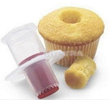 ตัวเจาะรูคัพเค้ก ที่เจาะรูใส่ไส้คัพเค้ก มัฟฟิน (2 ชิ้น) ตัวเจาะรูคัพเค้ก ที่เจาะรูใส่ไส้คัพเค้ก มัฟฟิน (2 ชิ้น) - อุปกรณ์เบเกอรี่