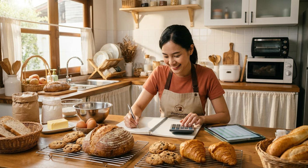 ขายเบเกอรี่ที่บ้าน: คำนวณต้นทุนยังไงให้ได้กำไรชัวร์!