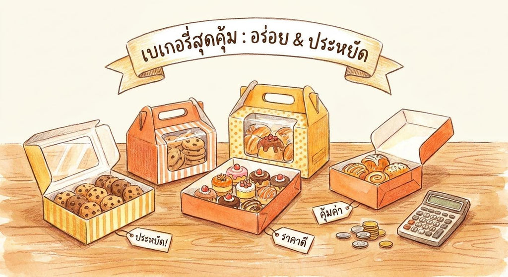 เลือกแพ็กเกจขนมให้ปัง! สวยโดนใจ แถมคุมต้นทุนได้สบาย