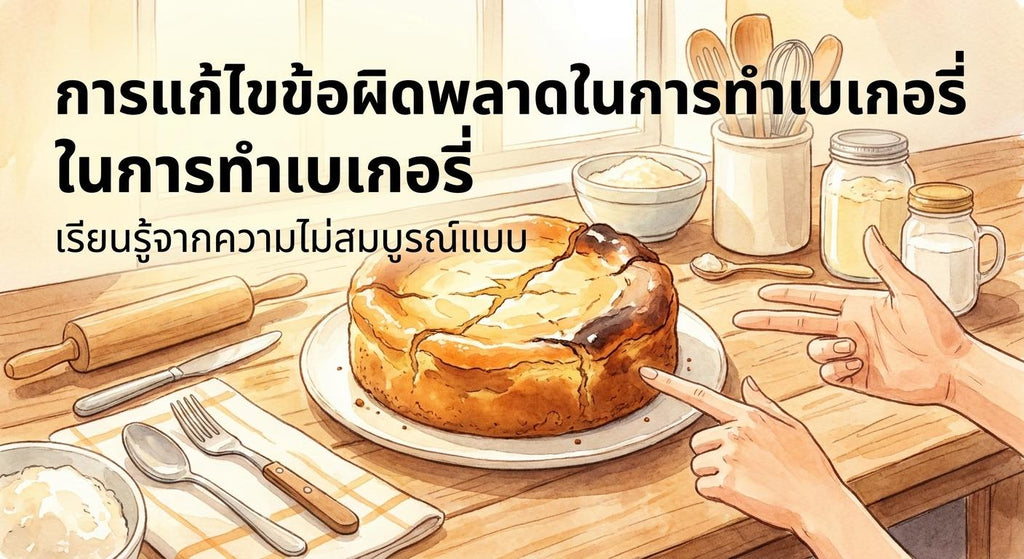 อบเค้กพังบ่อย? 7 ข้อผิดพลาดมือใหม่หัดทำ และวิธีแก้ที่ใครก็ทำได้!