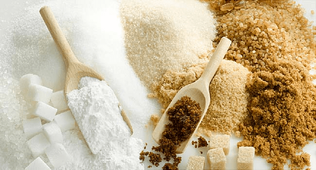 น้ำตาลแต่ละประเภทต่างกันอย่างไร