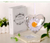 พิมพ์ประกบ พลาสติกใส รูปหัวใจ Valentine ห้อยได้ ขนาด 6.5-12 ซม.1 ชิ้น ของขวัญแต่งงาน ความรัก