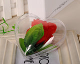 พิมพ์ประกบ พลาสติกใส รูปหัวใจ Valentine ห้อยได้ ขนาด 6.5-12 ซม.1 ชิ้น ของขวัญแต่งงาน ความรัก
