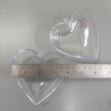 พิมพ์ประกบ พลาสติกใส รูปหัวใจ Valentine ห้อยได้ ขนาด 6.5-12 ซม.1 ชิ้น ของขวัญแต่งงาน ความรัก