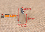 หัวบีบครีมเบอร์ M-8 รูปกุหลาบ Petal หัวบีบครีมเบอร์ M-8 รูปกุหลาบ Petal - อุปกรณ์เบเกอรี่