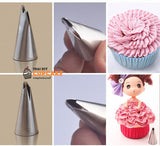 หัวบีบครีมเบอร์ 050 รูปริ้วระบาย Ruffle ลายกระโปรงตุ๊กตา หัวบีบครีมเบอร์ 050 รูปริ้วระบาย Ruffle ลายกระโปรงตุ๊กตา - อุปกรณ์เบเกอรี่