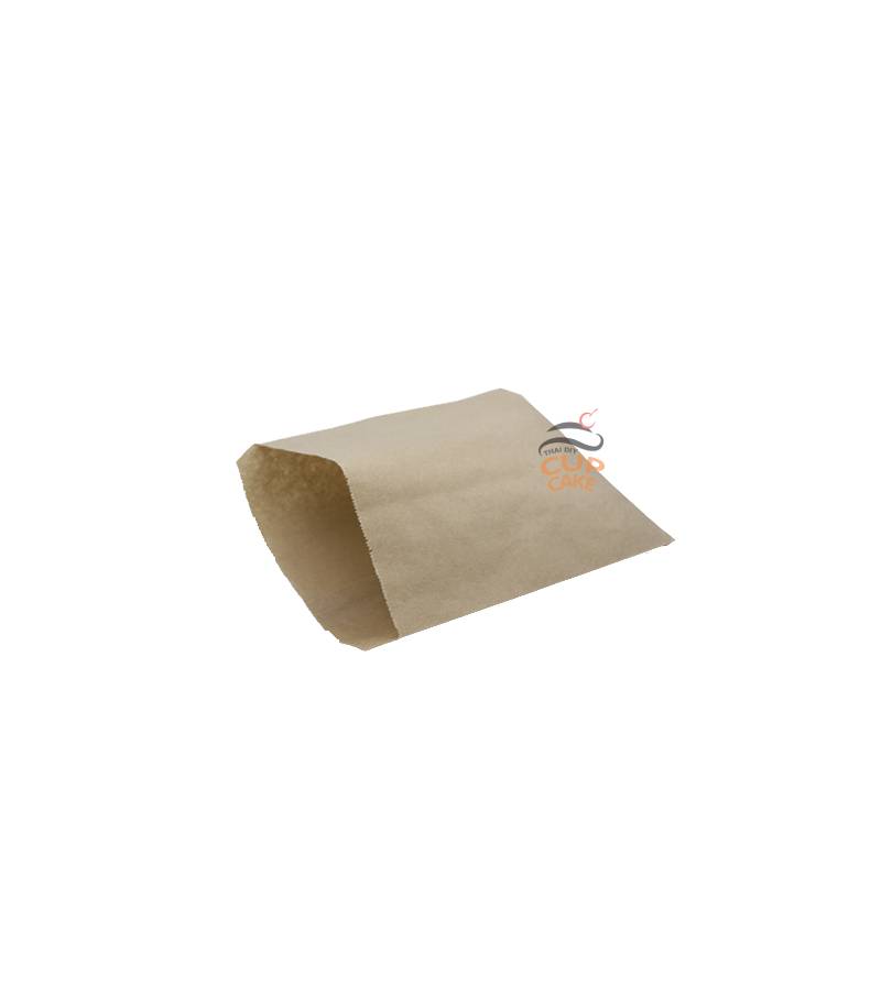 Utray Flat#5  ถุงกระดาษน้ำตาลแบบเรียบ 175x165 มม. 100 ชิ้น