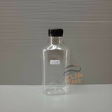 ขวด PET 220 ซีซี ขวดพลาสติก แบบแบนเรียบ 150 ขวด+ฝา (เลือกสีฝาได้)
