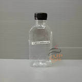 ขวด PET 220 ซีซี ขวดพลาสติก แบบคอโค้ง แบนเรียบ 150 ขวด+ฝา (เลือกสีฝาได้)