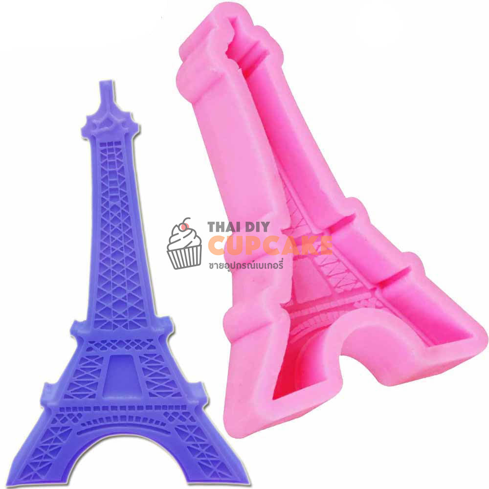พิมพ์ซิลิโคน รูปหอไอเฟล Eiffel Tower ขนาดใหญ่ ทำช็อคโกแลต ฟองดอง วุ้น ตกแต่งเค้ก พิมพ์ซิลิโคน รูปหอไอเฟล Eiffel Tower ขนาดใหญ่ ทำช็อคโกแลต ฟองดอง วุ้น ตกแต่งเค้ก - อุปกรณ์เบเกอรี่