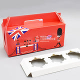 กล่องคัพเค้ก 7 แบบ มีหน้าต่างพร้อมหูจับ+ฐานรองตัวขนม 24 x 9 x 10 ซม. (20 กล่อง) กล่องคัพเค้ก 7 แบบ มีหน้าต่างพร้อมหูจับ+ฐานรองตัวขนม 24 x 9 x 10 ซม. (20 กล่อง) - อุปกรณ์เบเกอรี่