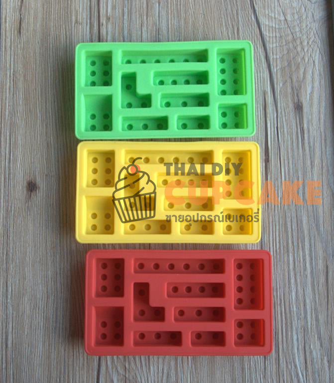 แม่พิมพ์ซิลิโคน ทำน้ำแข็ง วุ้น รูปตัวต่อเลโก้ เททริส แบบ 10 หลุม Tetris Lego Brick Ice Cube 1 ชิ้น (สุ่มสี) แม่พิมพ์ซิลิโคน ทำน้ำแข็ง วุ้น รูปตัวต่อเลโก้ เททริส แบบ 10 หลุม Tetris Lego Brick Ice Cube 1 ชิ้น (สุ่มสี) - อุปกรณ์เบเกอรี่
