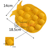 แม่พิมพ์ซิลิโคน รูปสับปะรด Pineapple สำหรับทำช็อคโกแลต น้ำแข็ง สบู่ แม่พิมพ์ซิลิโคน รูปสับปะรด Pineapple สำหรับทำช็อคโกแลต น้ำแข็ง สบู่ - อุปกรณ์เบเกอรี่
