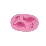 พิมพ์ซิลิโคน รูปนกฟลามิงโก Flamingo 1 คู่ ทำช็อคโกแลต ฟองดดอง ตกแต่งเค้ก พิมพ์ซิลิโคน รูปนกฟลามิงโก Flamingo 1 คู่ ทำช็อคโกแลต ฟองดดอง ตกแต่งเค้ก - อุปกรณ์เบเกอรี่