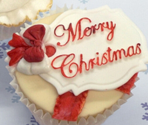 แม่พิมพ์ ซิลิโคน ข้อความ Merry Christmas ฟองดอง ช็อคโกแลต ตกแต่งคัพเค้ก แม่พิมพ์ ซิลิโคน ข้อความ Merry Christmas ฟองดอง ช็อคโกแลต ตกแต่งคัพเค้ก - อุปกรณ์เบเกอรี่