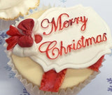 แม่พิมพ์ ซิลิโคน ข้อความ Merry Christmas ฟองดอง ช็อคโกแลต ตกแต่งคัพเค้ก แม่พิมพ์ ซิลิโคน ข้อความ Merry Christmas ฟองดอง ช็อคโกแลต ตกแต่งคัพเค้ก - อุปกรณ์เบเกอรี่