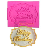 แม่พิมพ์ ซิลิโคน สลักชื่อ Happy Birthday แม่พิมพ์ ซิลิโคน สลักชื่อ Happy Birthday - อุปกรณ์เบเกอรี่