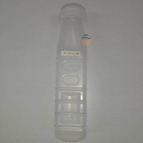 ขวด PP ใส่น้ำผลไม้ ขนาด 250 CC สีขาวขุ่น ฝากด 150 ขวด/แพ๊ค