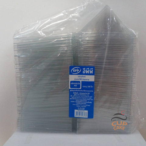 กล่องแซนวิซ พลาสติก EPP PET 100ใบ