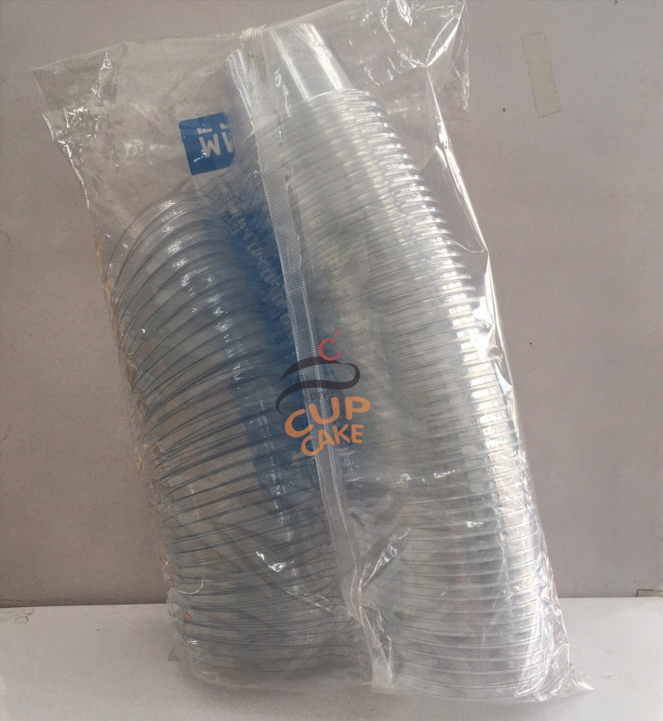 ถ้วยและฝา EPP 3 ออนซ์ PET ฝาปิดในตัว 50 ใบ