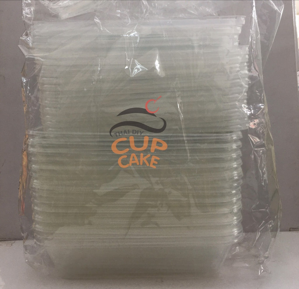 Vandapac กล่องและฝา K ถาดเรียบทัังอัน PP 500 มล. 25 ชุด