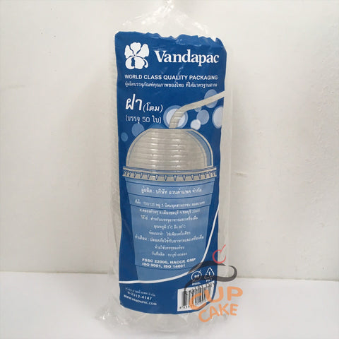 Vandapac ฝาโดมเจาะรู PET 98 มม. 50 ใบ