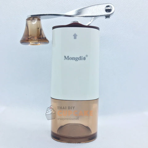 เครื่องบดกาแฟ Mongdio เมล็ดกาแฟ แบบมือหมุน เฟือง เครื่องบดอย่างดี สะดวกพกพา เครื่องบดกาแฟ Mongdio เมล็ดกาแฟ แบบมือหมุน เฟือง เครื่องบดอย่างดี สะดวกพกพา - อุปกรณ์เบเกอรี่