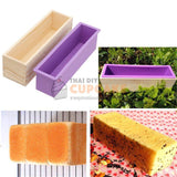 พิมพ์ซิลิโคน พิมพ์สบู่ Loft mold มีกรอบไม้ รูปสี่เหลี่ยมผืนผ้า 1,200 มล. 1 ชิ้น พิมพ์ซิลิโคน พิมพ์สบู่ Loft mold มีกรอบไม้ รูปสี่เหลี่ยมผืนผ้า 1,200 มล. 1 ชิ้น - อุปกรณ์เบเกอรี่