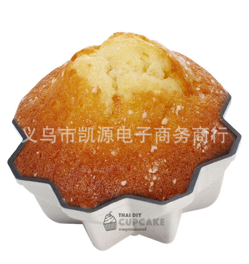 พิมพ์เค้กอลูมิเนียม ดอกลิลลี่ ขนาดเล็ก มีรูตรงกลางผิวไม่ติด Non-stick Bundt Pan 4 นิ้ว 1 ชิ้น พิมพ์เค้กอลูมิเนียม ดอกลิลลี่ ขนาดเล็ก มีรูตรงกลางผิวไม่ติด Non-stick Bundt Pan 4 นิ้ว 1 ชิ้น - อุปกรณ์เบเกอรี่