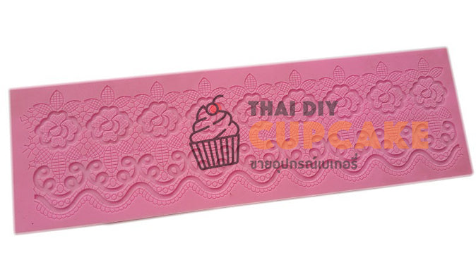 แม่พิมพ์ซิลิโคน ลายลูกไม้ ตกแต่งเค้ก ฟองดอง Fondant เค้กแต่งงาน แม่พิมพ์ซิลิโคน ลายลูกไม้ ตกแต่งเค้ก ฟองดอง Fondant เค้กแต่งงาน - อุปกรณ์เบเกอรี่
