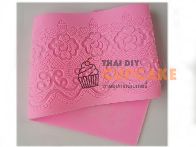 แม่พิมพ์ซิลิโคน ลายลูกไม้ ตกแต่งเค้ก ฟองดอง Fondant เค้กแต่งงาน แม่พิมพ์ซิลิโคน ลายลูกไม้ ตกแต่งเค้ก ฟองดอง Fondant เค้กแต่งงาน - อุปกรณ์เบเกอรี่