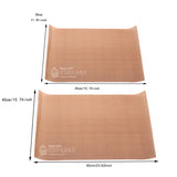 แผ่นรองอบเทฟลอน สีน้ำตาล Teflon ขนาดใหญ่ 60x40 ซม. 1 แผ่น แผ่นรองอบเทฟลอน สีน้ำตาล Teflon ขนาดใหญ่ 60x40 ซม. 1 แผ่น - อุปกรณ์เบเกอรี่