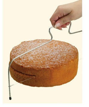 อุปกรณ์ตัดเค้ก ลวดตัดเค้ก ลวดสไลด์เค้ก เส้นคู่ สำหรับตัดเค้กเป็นเลเยอร์ ทำจากแสตนเลส อุปกรณ์ตัดเค้ก ลวดตัดเค้ก ลวดสไลด์เค้ก เส้นคู่ สำหรับตัดเค้กเป็นเลเยอร์ ทำจากแสตนเลส - อุปกรณ์เบเกอรี่