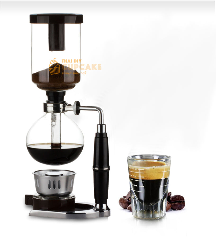 ชุดเครื่องชงกาแฟไซ่ฟ่อน สำหรับใช้ในบ้าน กาแฟ Syphon Coffee Maker ชุดเครื่องชงกาแฟไซ่ฟ่อน สำหรับใช้ในบ้าน กาแฟ Syphon Coffee Maker - อุปกรณ์เบเกอรี่