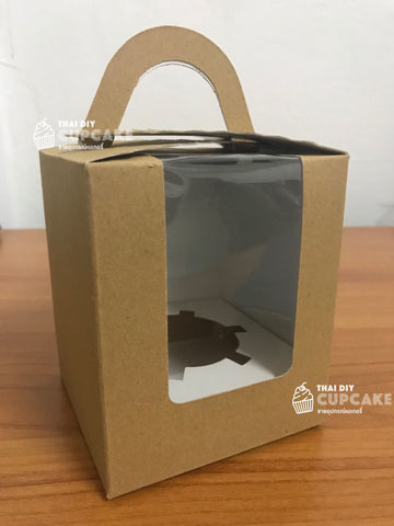 กล่องคัพเค้ก 1 ถ้วย กระดาษคราฟท์หลังขาว ขนาดเล็ก พร้อมฐาน 9.5 x 9.5 x 11 ซม. 10 กล่อง กล่องคัพเค้ก 1 ถ้วย กระดาษคราฟท์หลังขาว ขนาดเล็ก พร้อมฐาน 9.5 x 9.5 x 11 ซม. 10 กล่อง - อุปกรณ์เบเกอรี่