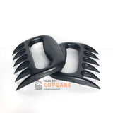 ส้อมจับอาหาร ส้อมพลาสติก กรงเล็บหมี ทำบาร์บีคิว ฉีกเนื้อ BBQ Meat Claws Forks 1 คู่