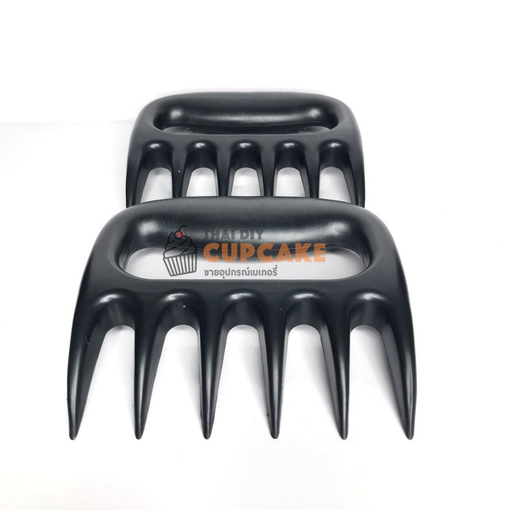 ส้อมจับอาหาร ส้อมพลาสติก กรงเล็บหมี ทำบาร์บีคิว ฉีกเนื้อ BBQ Meat Claws Forks 1 คู่