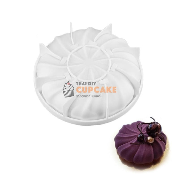 พิมพ์ซิลิโคน ทำเค้ก มูสเค้ก รูปดอกไม้ตูม พิมพ์ซิลิโคน ทำเค้ก มูสเค้ก รูปดอกไม้ตูม - อุปกรณ์เบเกอรี่